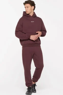 ELY-AS Hoodie Unisex mit Backprint cranberry juice