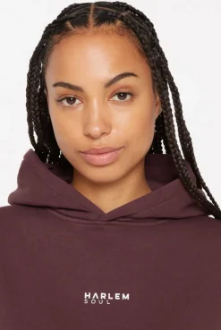ELY-AS Hoodie Unisex mit Backprint cranberry juice