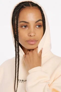 ELY-AS Hoodie Unisex mit Backprint cream