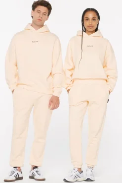 ELY-AS Hoodie Unisex mit Backprint cream