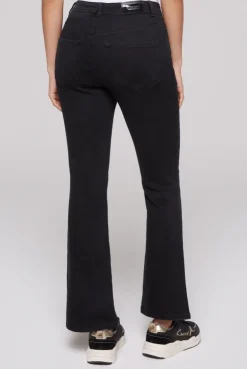 Flared Jeans PA:LA Regular Fit black aged