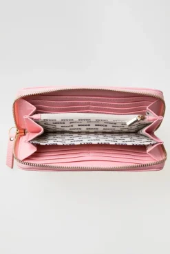 Geldbörse mit Logo-Prägung french rose