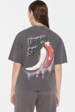 GI-LLY T-Shirt printed asphalt