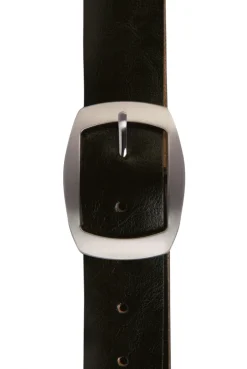 Gürtel aus Glattleder black