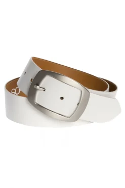 Gürtel aus Glattleder white