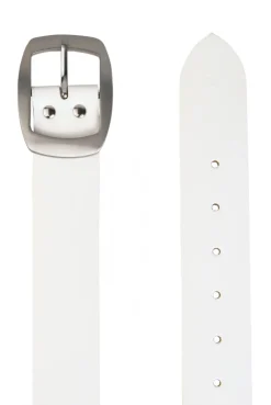 Gürtel aus Glattleder white