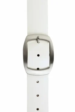Gürtel aus Leder white | 80