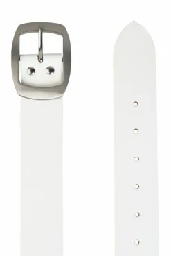 Gürtel aus Leder white | 80