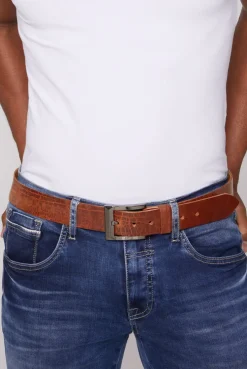 Gürtel mit Dornschließe brown