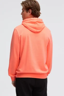 Hoodie mit Logo Artwork speed orange neon