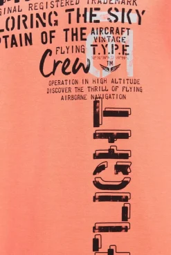 Hoodie mit Logo Artwork speed orange neon