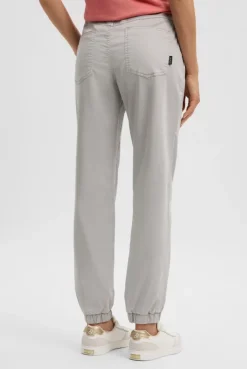 Hose im Joggpants-Stil mit Print fresh grey | XXL
