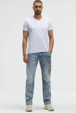 Jeans CO:NO Comfort Fit vintage blue printed