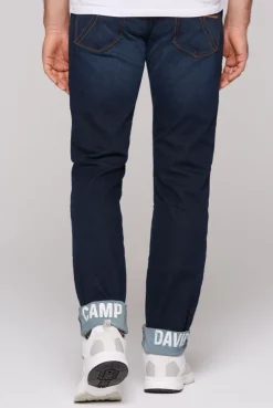Jeans DA:VD Regular Fit dark blue printed