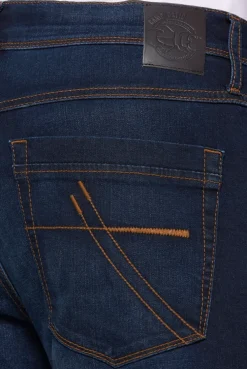 Jeans DA:VD Regular Fit dark blue printed