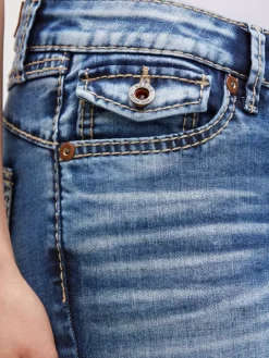 Jeans FI:LO Slim Fit distressed vintage blue
