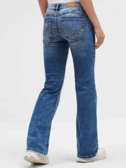 Jeans FI:LO Slim Fit distressed vintage blue