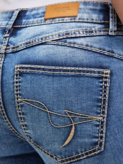 Jeans FI:LO Slim Fit distressed vintage blue