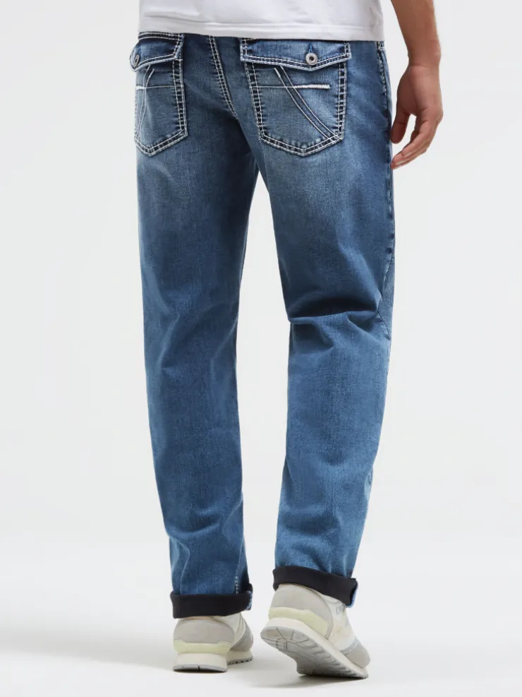 Jeans FRA:NK Comfort Fit black blue used print