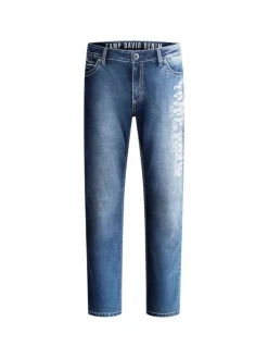 Jeans FRA:NK Comfort Fit black blue used print