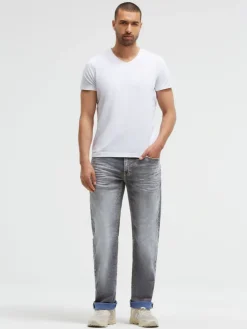 Jeans FRA:NK Comfort Fit light blue grey jogg