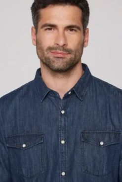 Jeanshemd Regular Fit blue vintage | M