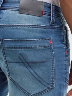 Jeans HE:RY Regular Fit blue red jogg