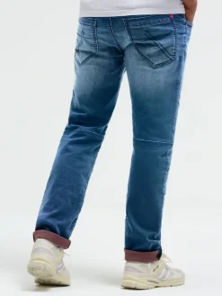 Jeans HE:RY Regular Fit blue red jogg