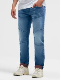 Jeans HE:RY Regular Fit blue red jogg