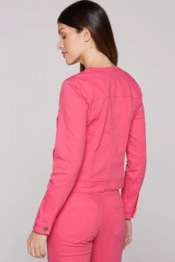 Jeansjacke JE:SSY coral pink | S