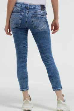 Jeans MI:LO Slim Fit distressed vintage blue