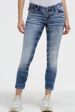 Jeans MI:LO Slim Fit distressed vintage blue