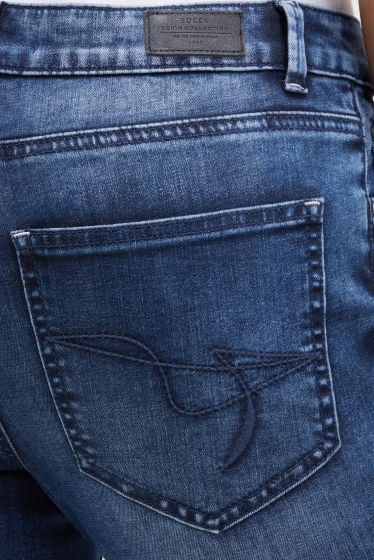 Jeans MI:RA Slim Fit blue vintage print | 26