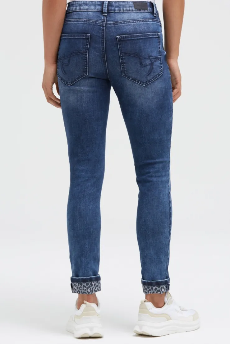 Jeans MI:RA Slim Fit blue vintage print | 26