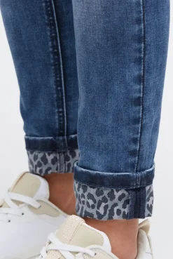 Jeans MI:RA Slim Fit blue vintage print | 26