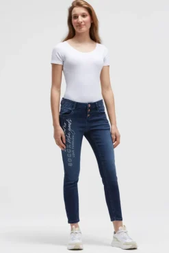Jeans MI:RA Slim Fit dark blue jogg | 26
