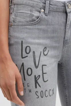 Jeans MI:RA Slim Fit grey used printed