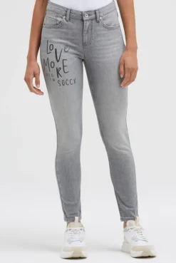 Jeans MI:RA Slim Fit grey used printed