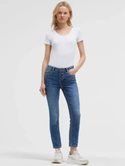Jeans MI:RA Slim Fit mid blue jogg
