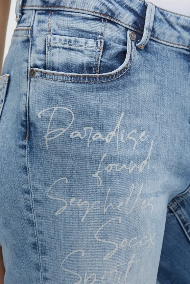 Jeans MI:RA Slim Fit paradise blue print | 26