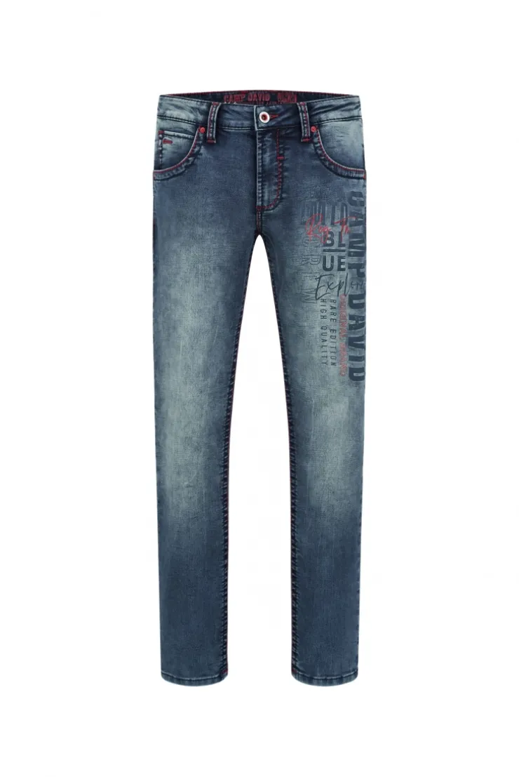Jeans NI:CO Regular Fit light vintage print jogg