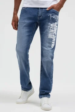 Jeans NI:CO Regular Fit mid blue jogg