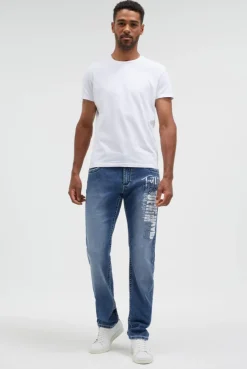 Jeans NI:CO Regular Fit mid blue jogg