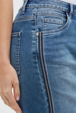 Jeansrock AN:NE dark blue used