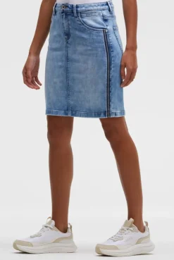 Jeansrock AN:NE sky blue