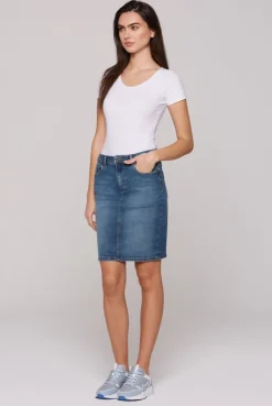 Jeansrock TO:NY dark blue used | XXL
