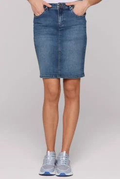 Jeansrock TO:NY dark blue used | XXL