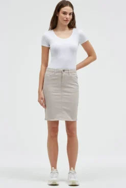 Jeansrock TO:NY sunny beige