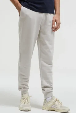 Jogger aus Heavy Jersey mit Twill-Struktur stone