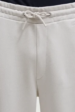 Jogger aus Heavy Jersey mit Twill-Struktur stone